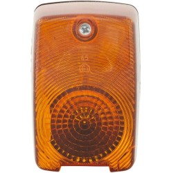 John Deere Įvairūs modeliai 2BA002652111 Indikatoriaus lemputė LH 21W, stačiakampė, 12V, gintarinė, užsukama, 90x55x60mm, Hella