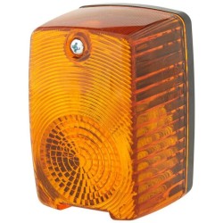 John Deere Įvairūs modeliai 2BA002652121 Indikacinė lemputė RH 21W, stačiakampė, 12V, gintarinė, užsukama, 90x55x60mm, Hella