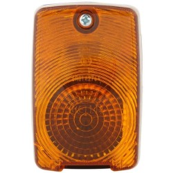 John Deere Įvairūs modeliai 2BA002652121 Indikacinė lemputė RH 21W, stačiakampė, 12V, gintarinė, užsukama, 90x55x60mm, Hella