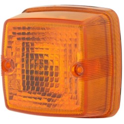 John Deere Įvairūs modeliai 2BA003014111 Indikacinė lemputė 21W, kvadratinė, 12V, geltona, užsukama, 84x51x84mm, Hella