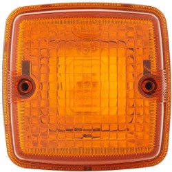 John Deere Įvairūs modeliai 2BA003014111 Indikacinė lemputė 21W, kvadratinė, 12V, geltona, užsukama, 84x51x84mm, Hella