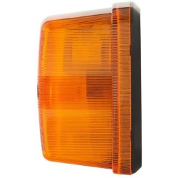 John Deere Įvairūs modeliai 2BA003014111 Indikacinė lemputė 21W, kvadratinė, 12V, geltona, užsukama, 84x51x84mm, Hella