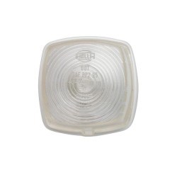 John Deere Įvairūs modeliai 2PF003057001 Žymeklis 5W, kvadratinis, 12V, skaidrus/baltas, užsukamas, 62x40x62mm, Hella