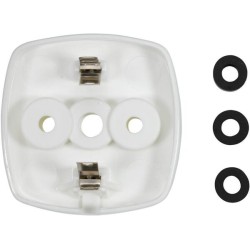 John Deere Įvairūs modeliai 2PF003057001 Žymeklis 5W, kvadratinis, 12V, skaidrus/baltas, užsukamas, 62x40x62mm, Hella