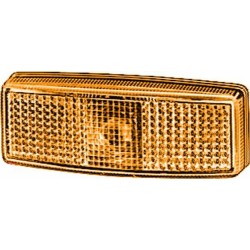 John Deere Įvairūs modeliai 2PS006717031 Žymeklis 5W, stačiakampis, 12/24V, gintaras, užsukamas, 110x25x40mm, Hella