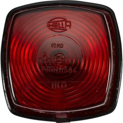 John Deere Įvairūs modeliai 2SA003057021 Galinis kvadratinis žibintas, 12/24V, raudonas, užsukamas, 62x40x62mm, Hella