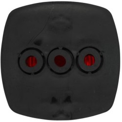 John Deere Įvairūs modeliai 2SA003057021 Galinis kvadratinis žibintas, 12/24V, raudonas, užsukamas, 62x40x62mm, Hella