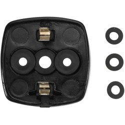 John Deere Įvairūs modeliai 2SA003057021 Galinis kvadratinis žibintas, 12/24V, raudonas, užsukamas, 62x40x62mm, Hella