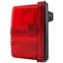 John Deere Įvairūs modeliai 2SB003014151 Stabdžių žibintas kvadratinis, 12/24V, raudonas, varžtas, 84x51x84mm, Hella