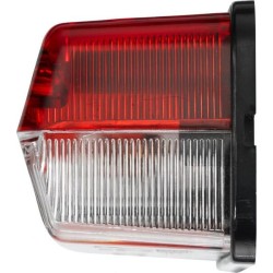 John Deere Įvairūs modeliai 2XS005020021 Žymeklis 4W, stačiakampis, 12/24V, raudona/balta, užsukamas, 120x37x42mm, Hella