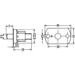 John Deere 6110R CommandPro 6ZF005686067 Stūmimo jungiklis, durų kontaktas