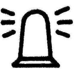 Case - IH 5140 9XT713630711 Simbolis: įspėjamasis švyturys