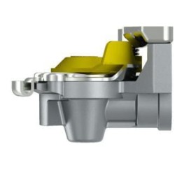 John Deere 6250R CommandPro 4522002120 Movos galvutė automatinė M22x1,5 geltona