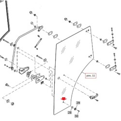 John Deere 5075GN – variklio variklis F5A T3A ER432261N durys kairėje