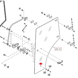 John Deere 5075GN – variklio variklis F5A T3A ER432262N durelės dešinėje