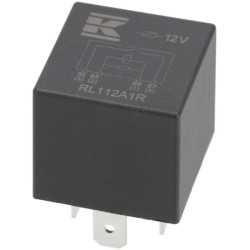 Case - IH 5250 RL112A1R Relė 12V, normaliai atidaryta, 40A, su rezistoriumi, be laikiklio