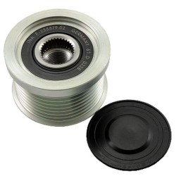 John Deere 6250R didelis rėmas 535013110 kintamosios srovės generatoriaus skriemulys, laisvosios eigos sankaba 7,6 mm poslinkis