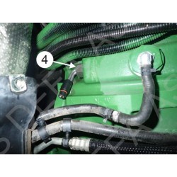 John Deere 6155R mažo ir vidutinio rėmo 412231APU variklio šildytuvas 550 W