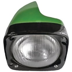 John Deere 2130 VPM3275 halogeninis priekinis žibintas, dešinysis kvadratas, skaidrus, užsukamas, garų