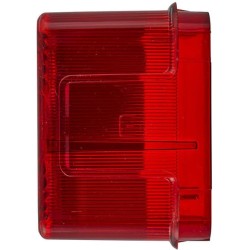 John Deere 3030 9EL116844001 Šviesus objektyvas, raudonas/skaidrus/gintarinis galinis/kairės Hella