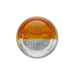 John Deere 3130 2BE001259061 Krypties ir padėties apšvietimas 18/3W, apvalus, 12V, gintaro spalvos/skaidrus, Ø 78mm, Hella