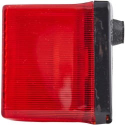 John Deere 1140 2SE003184011 Galinis žibintas LH stačiakampis, 12/24V, raudona/oranžinė/balta, užsukamas, 158x51x64mm, Hella