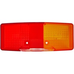 John Deere 1840 9EL118697001 Šviesus objektyvas, raudonas/skaidrus/gintarinis galinis/kairės Hella