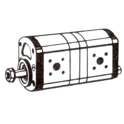 Case - IH 1455 / 1455XL 0510555306 Hidraulinis siurblys 14+11 cc Bosch Rexroth