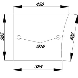 John Deere 2040S D8055 Durų stiklas apatinis