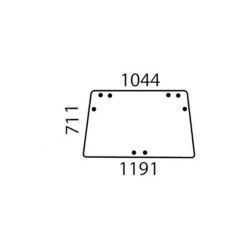 John Deere 3040 AL70094 Galinis stiklas