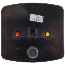 John Deere 3040 2SE002776211 Galinis žibintas LH kvadratinis, 12V, gintarinis/raudonas, užsukamas, 95x54,5x90mm, Hella