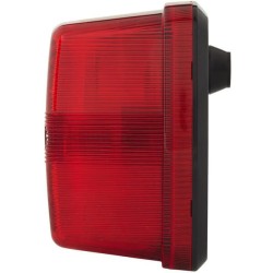 Case - IH 955 / 955XL 2SA003014051 Galinis žibintas kvadratinis, 12/24V, raudonas, užsukamas, 84x51x84mm, Hella