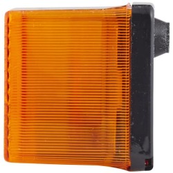 John Deere 3640 2SD003184041 Galinis žibintas RH stačiakampis, 12/24V, raudona/oranžinė, užsukamas, 158x51x64mm, Hella