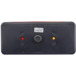 John Deere 4240S 2SE002582071 Galinis žibintas stačiakampis, 12/24V, raudona/oranžinė/balta, užsukamas, 170x62x75mm, Hella