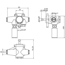 John Deere 4440 AR89956KR kuro pakėlimo siurblys