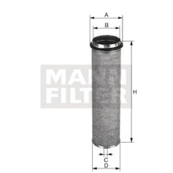 Case - IH 1056 / 1056XL CF600 Antrinis oro filtro elementas