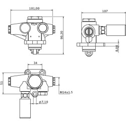 John Deere 8450 RE10258KR Kuro pakėlimo siurblys