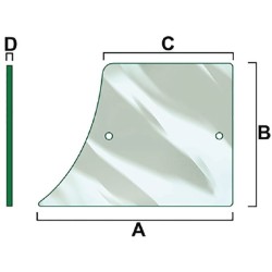 John Deere 1550 VPM7197 stiklas