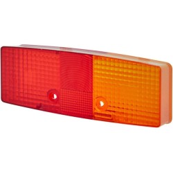 John Deere 1750 9EL118701001 Šviesus objektyvas, gintarinis/raudonas, stačiakampis galinis/dešinis Hella