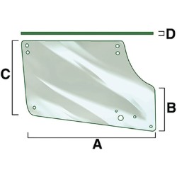 John Deere 1850 VPM7196 stiklas
