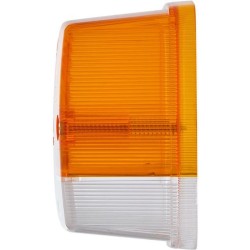 John Deere 1850 9EL115003055 Šviesus lęšis, gintaro spalvos/skaidrus, kvadratinis LH/RH Hella