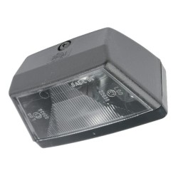 Case - IH 856 / 856XL 134006100 Valstybinio numerio apšvietimas 10W, stačiakampis, 12V, baltas, užsegamas, 100x57,5mm, Jokon