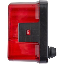 John Deere 3350 2SE002776211 Galinis žibintas LH kvadratinis, 12V, gintarinis/raudonas, užsukamas, 95x54,5x90mm, Hella