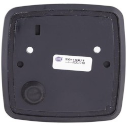 John Deere 4255 2PF003014071 Žymeklis 5W, kvadratinis, 12/24V, skaidrus/baltas, užsukamas, 84x51x84mm, ašmenų terminalas, Hella