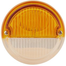 John Deere 1020 9EL088538001 Šviesus lęšis, gintaro spalvos/skaidrus, apvalus LH/RH Hella