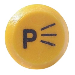 John Deere 3100 11130030PN Stūmoklinis jungiklis, stovėjimo žibintas, apvalus, geltonas