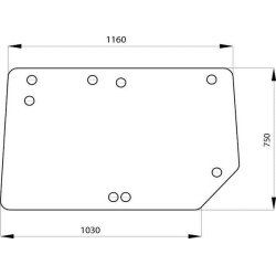 John Deere 3100 RT6005023210N Viršutinis galinis langas