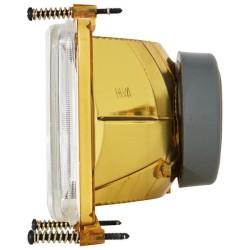 Case - IH 7130 1AB008888051 Halogeninis priekinis žibintas, stačiakampis, 12/24V, 130x106,9 mm, Hella