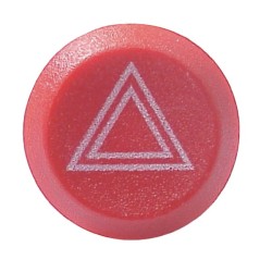 John Deere 3210 11105020PN Stūmoklinis jungiklis, pavojaus žibintai, apvalūs, raudoni