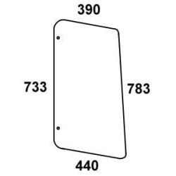 John Deere 3310 RT6005010162N Šoninis langas